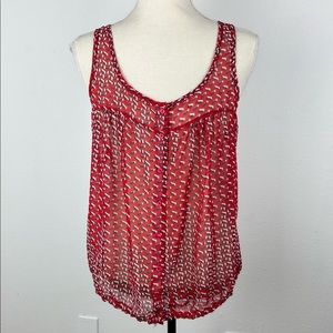 Wurl brand sheer top